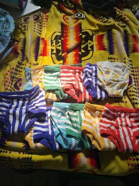 Hanna Anderson Kids Striped Cotton Unders - Multi Color Pack